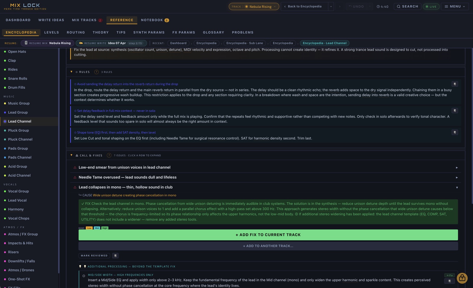 Mix Lock Encyclopedia